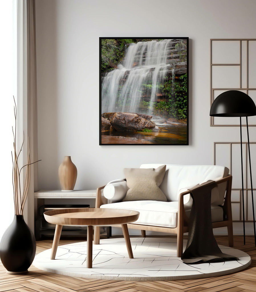 Quadro Decorativo Cachoeira Vertical