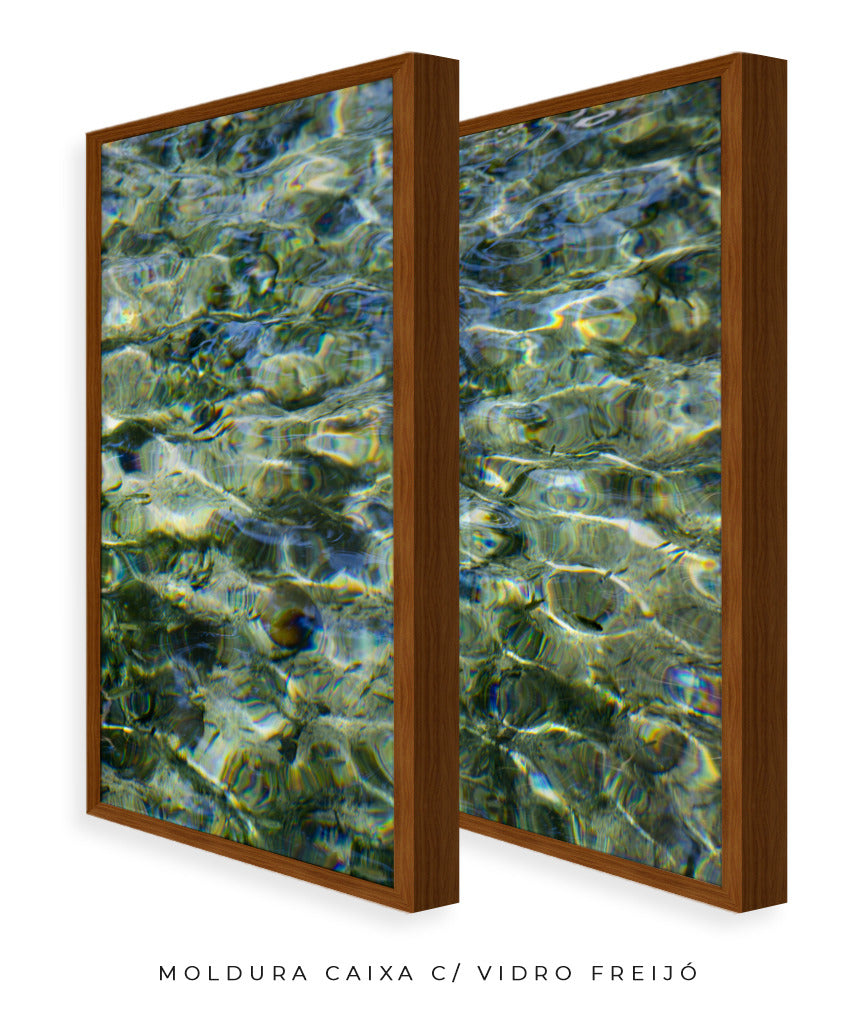 Quadro Decorativo textura - Mares - Dupla