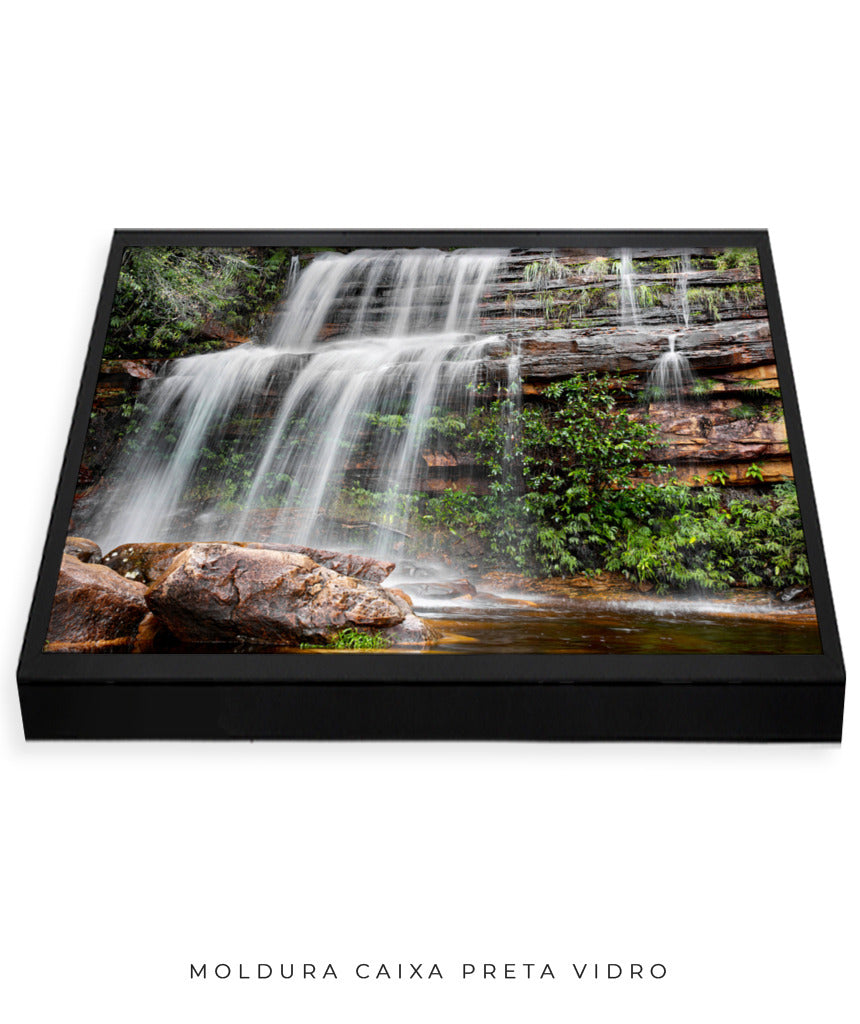 Quadro Decorativo Cachoeira Horizontal