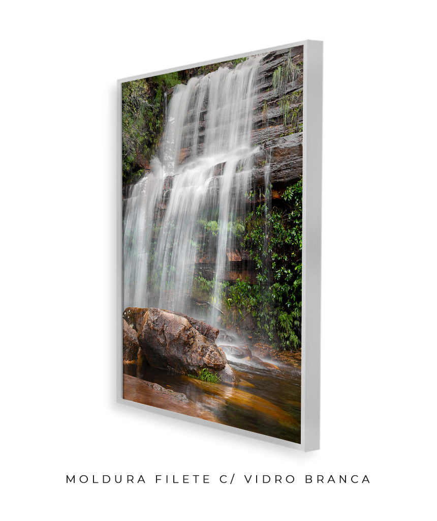 Quadro Decorativo Cachoeira Vertical