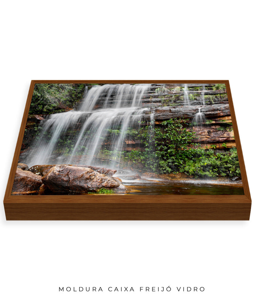 Quadro Decorativo Cachoeira Horizontal