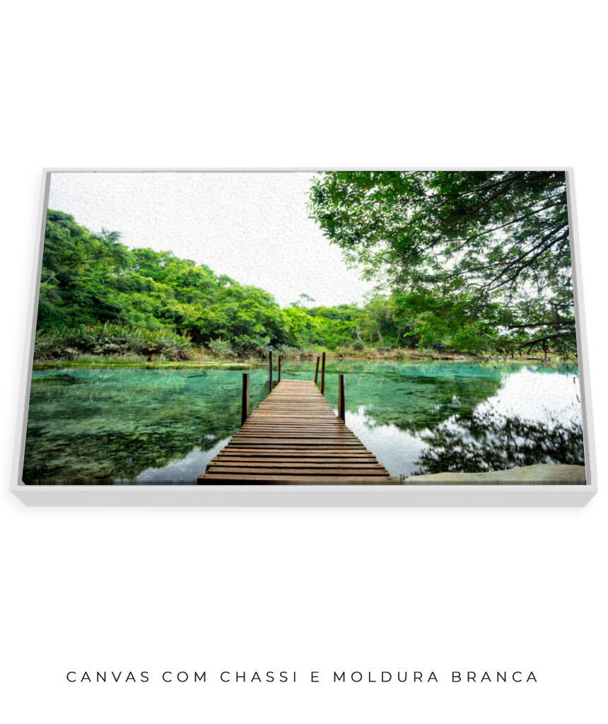 Quadro Decorativo Chapada Diamantina - Ponte para o Paraíso Horizontal