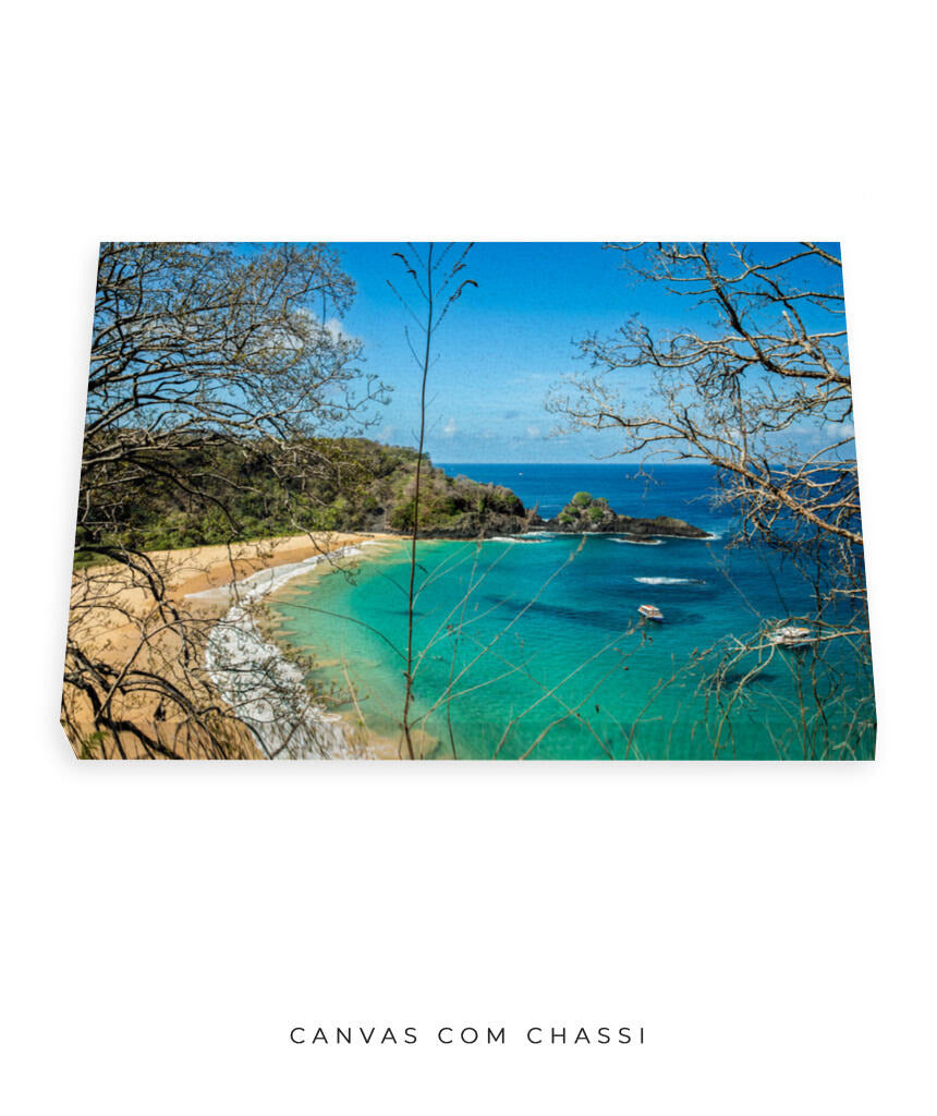 Quadro Decorativo Praia e Mar Noronha - Praia verde