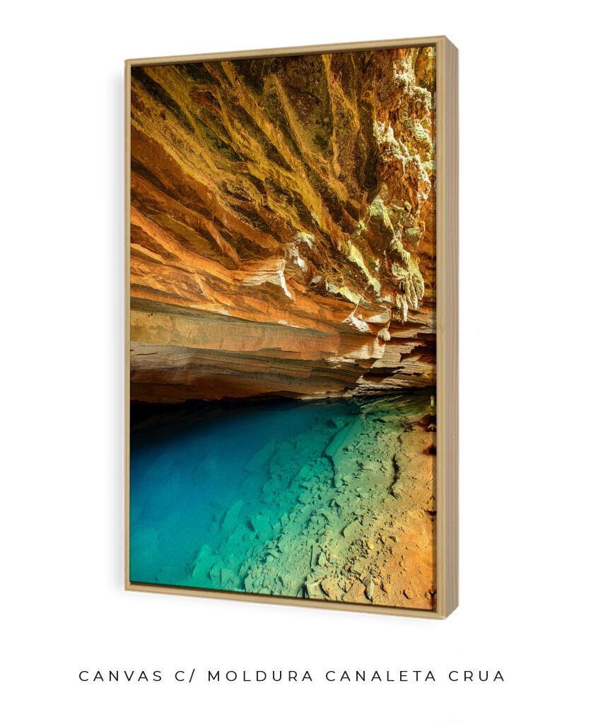 Quadro Decorativo Chapada Diamantina - Gruta Azul