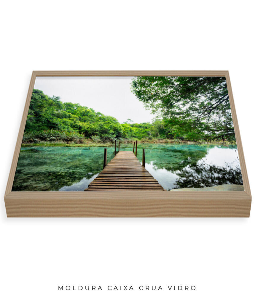 Quadro Decorativo Chapada Diamantina - Ponte para o Paraíso Horizontal