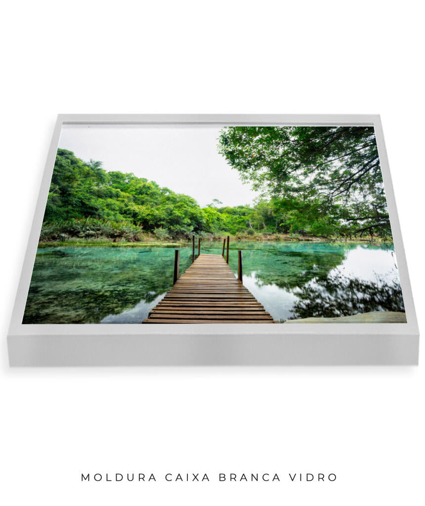 Quadro Decorativo Chapada Diamantina - Ponte para o Paraíso Horizontal