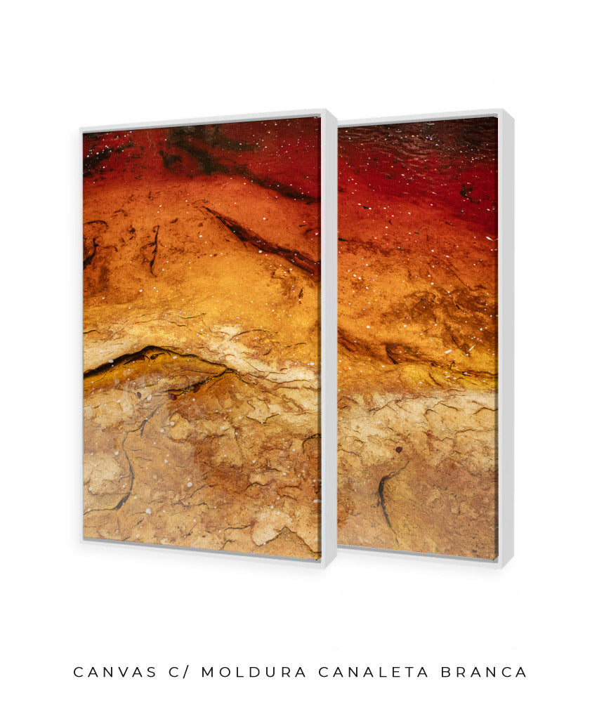Quadro Decorativo Texturas - Marmores - Dupla