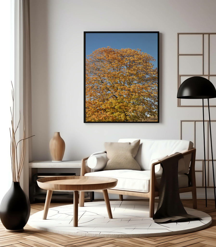 Quadro Decorativo Árvore Amarela
