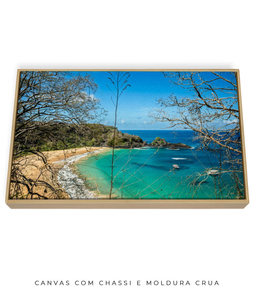 Quadro Decorativo Praia e Mar Noronha - Praia verde