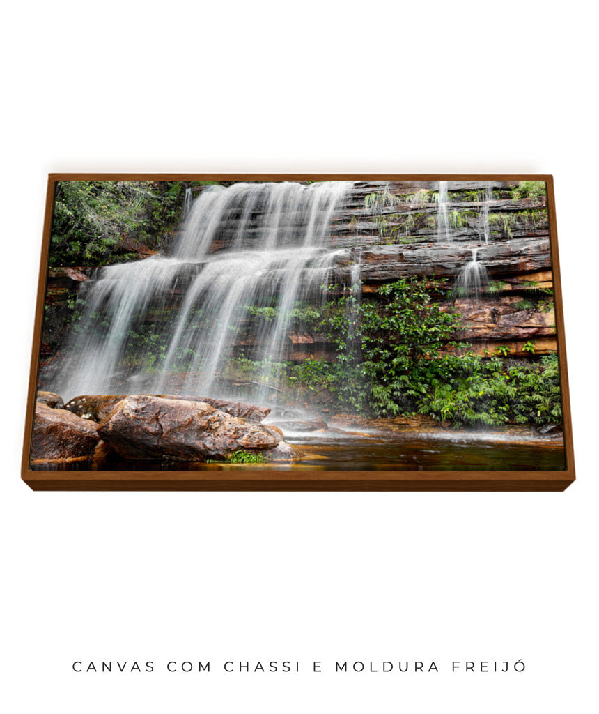 Quadro Decorativo Cachoeira Horizontal