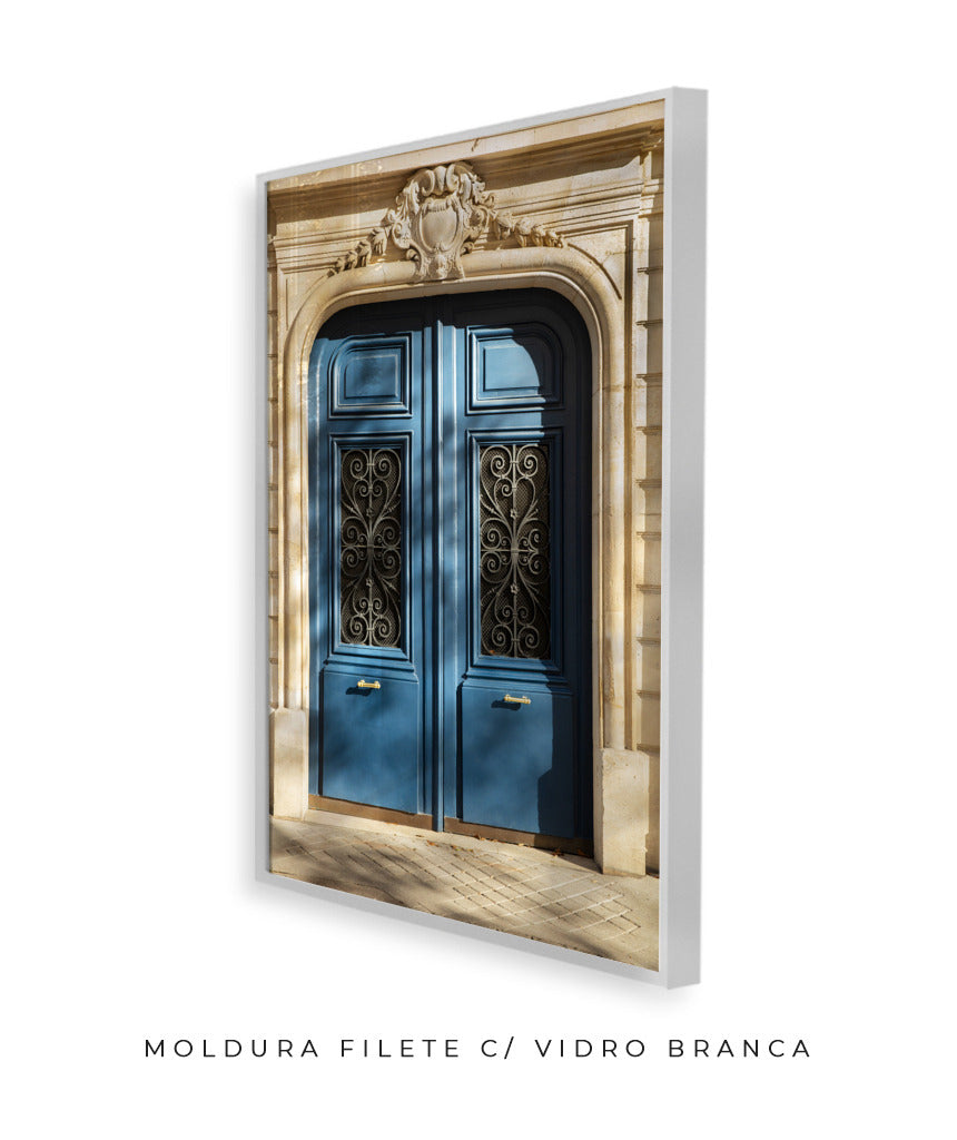 Quadro Decorativo Portais - Porta azul