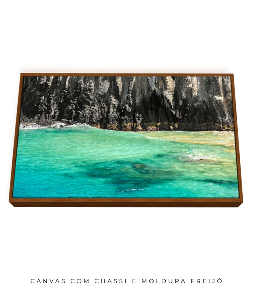 Quadro Decorativo Noronha - Água Cristal - Horizontal