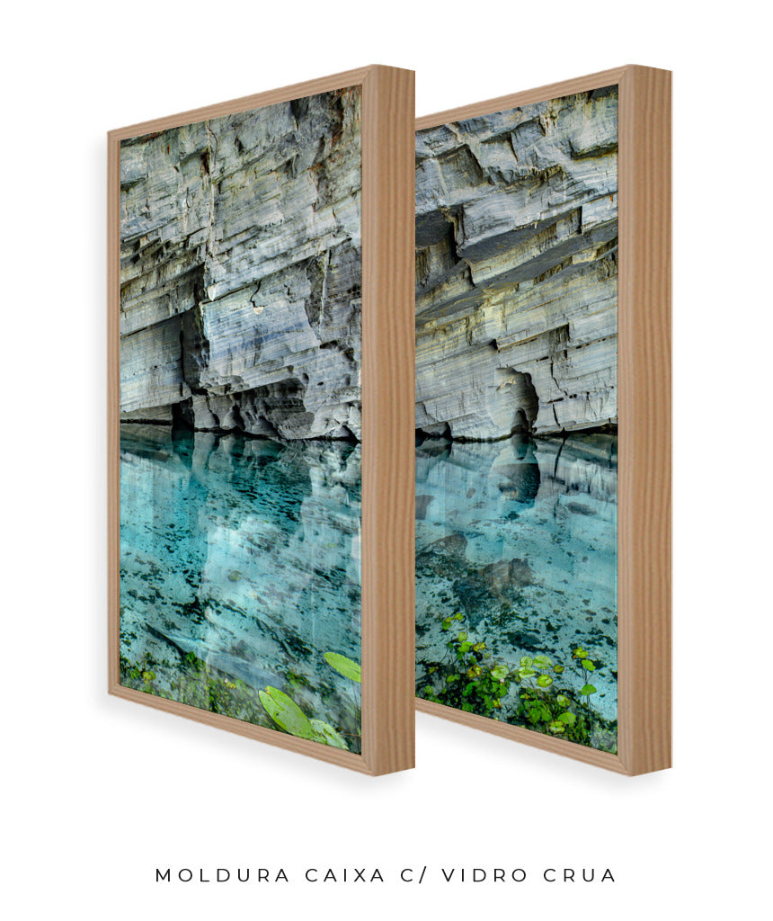 Quadro Decorativo Chapada Diamantina -Águas Tiffany-Dupla