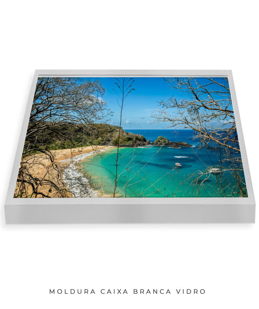 Quadro Decorativo Praia e Mar Noronha - Praia verde