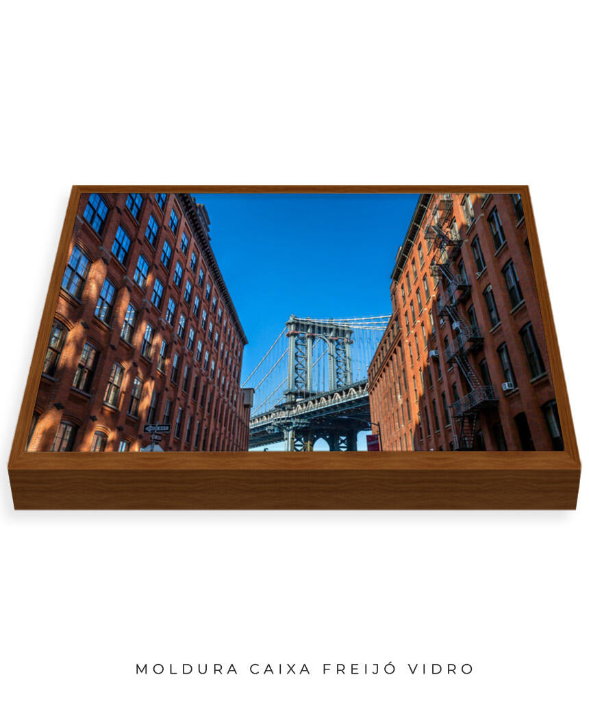 Quadro Decorativo Nova York - Prédios e Ponte
