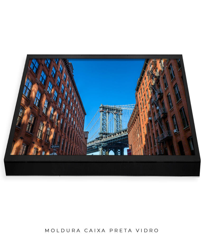 Quadro Decorativo Nova York - Prédios e Ponte