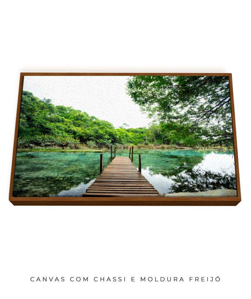 Quadro Decorativo Chapada Diamantina - Ponte para o Paraíso Horizontal