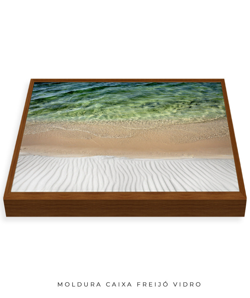 Quadro Decorativo Lençóis Maranhenses - Areia e Águas Claras - Horizontal