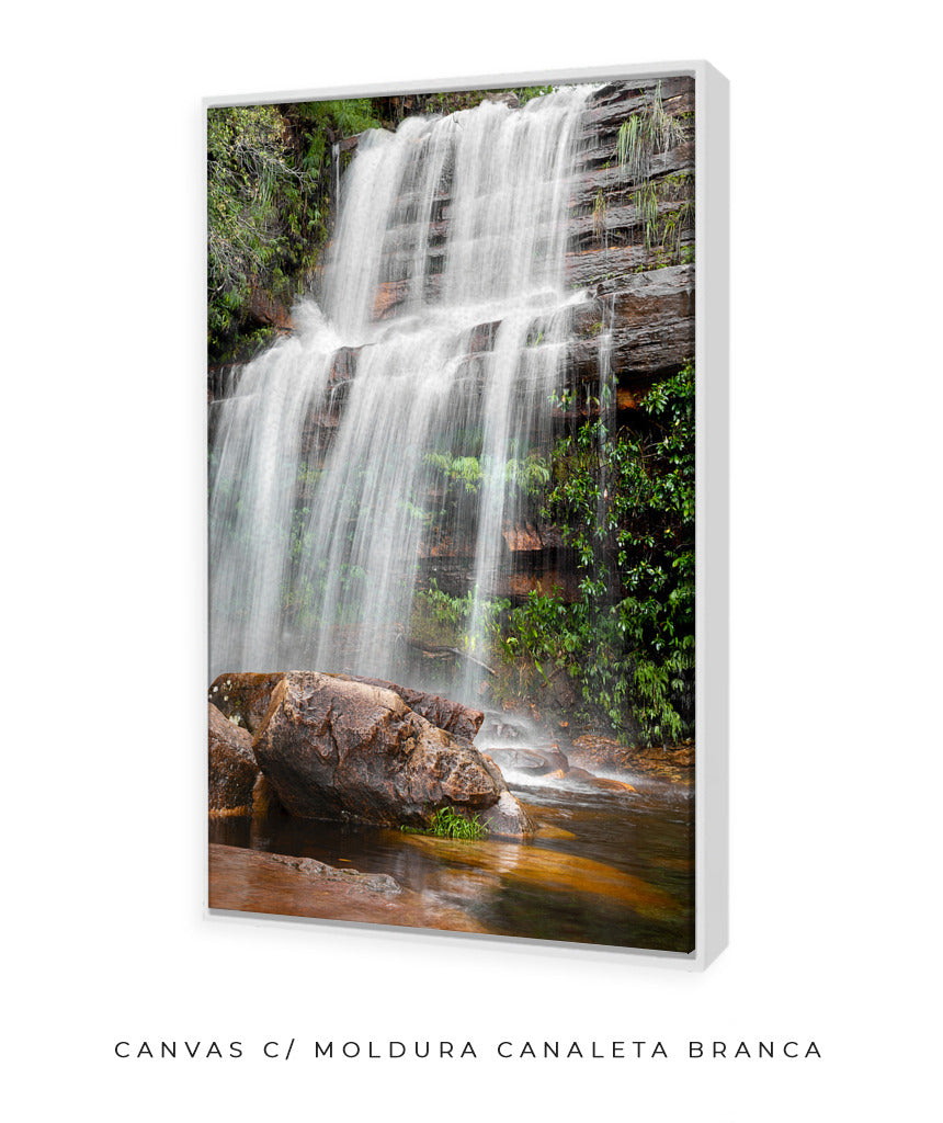 Quadro Decorativo Cachoeira Vertical