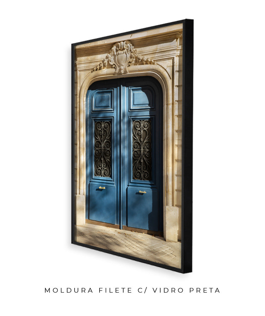 Quadro Decorativo Portais - Porta azul