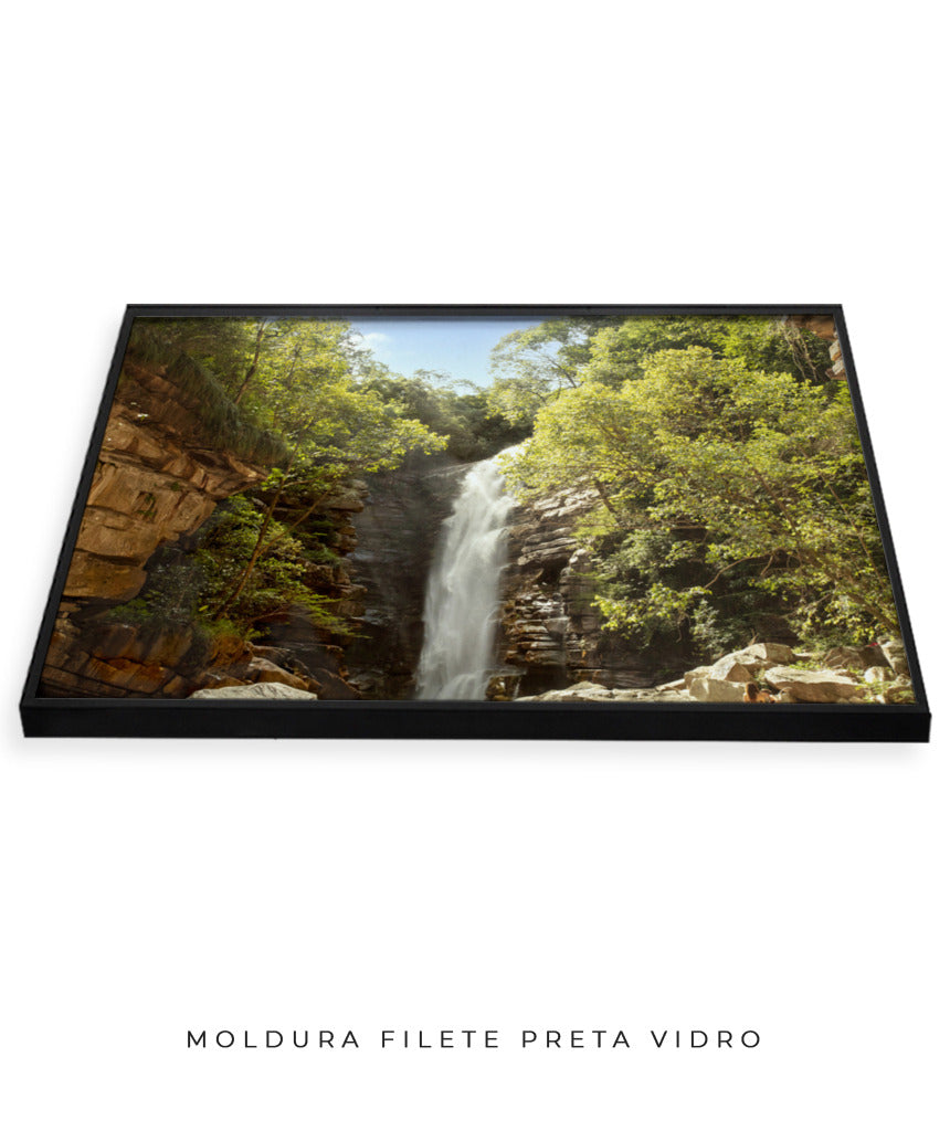 Quadro Decorativo Horizontal Cachoeira