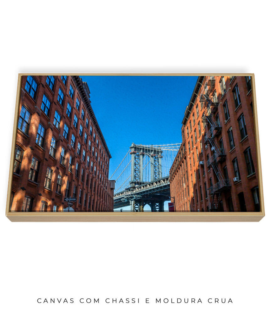 Quadro Decorativo Nova York - Prédios e Ponte