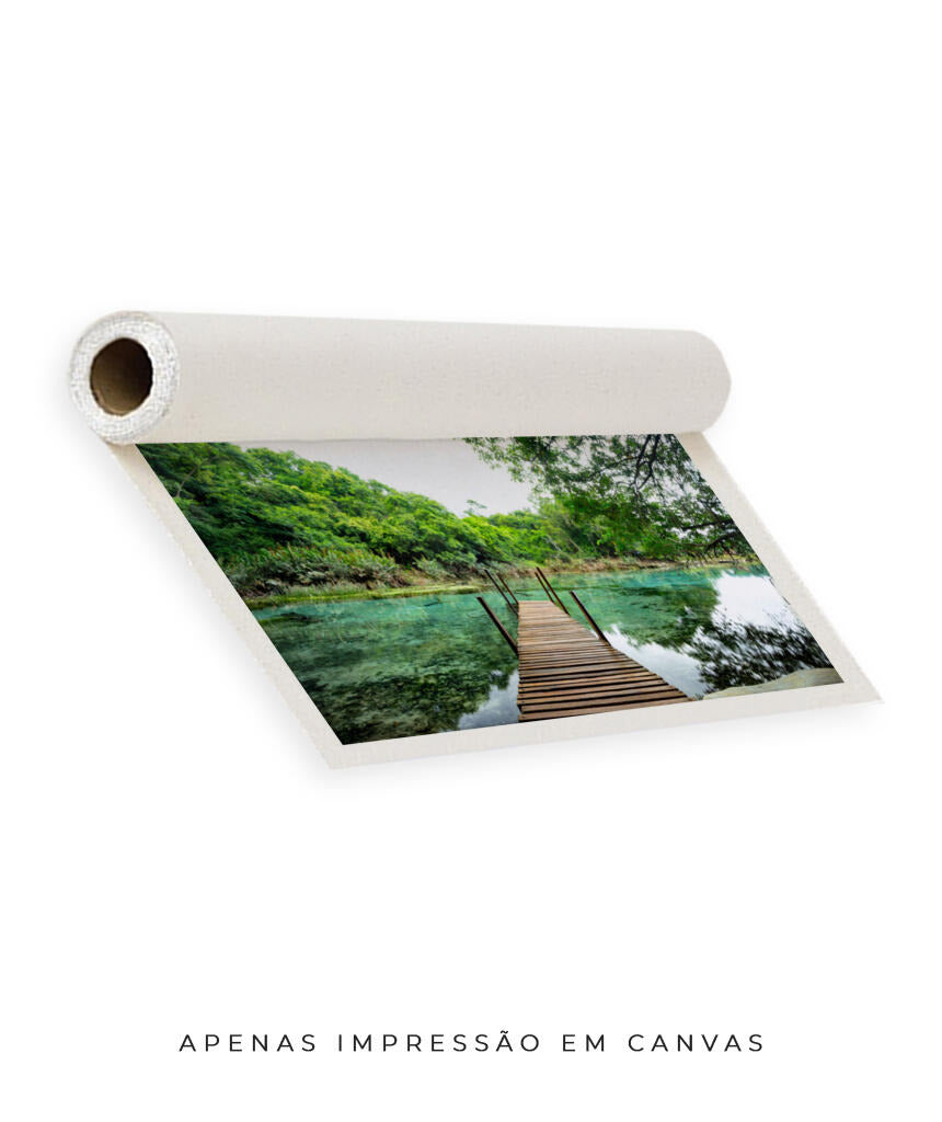 Quadro Decorativo Chapada Diamantina - Ponte para o Paraíso Horizontal