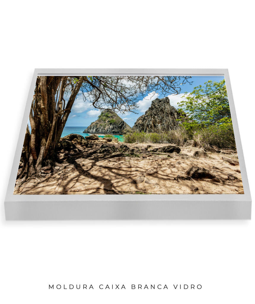 Quadro Decorativo Noronha - Morro Dois Irmãos - Horizontal