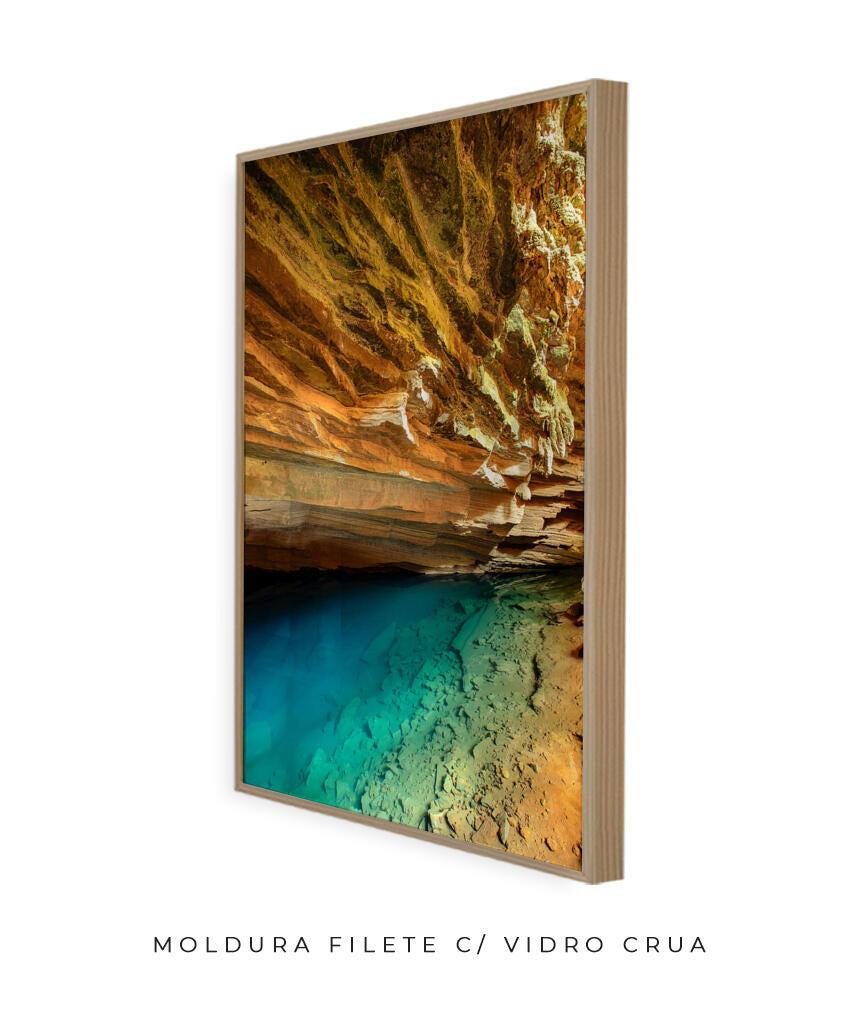 Quadro Decorativo Chapada Diamantina - Gruta Azul