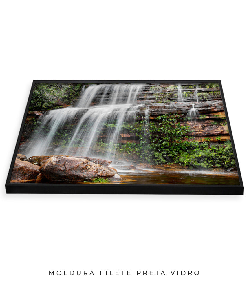 Quadro Decorativo Cachoeira Horizontal