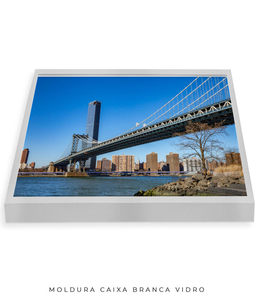 Quadro Decorativo Nova York - Ponte Urbana