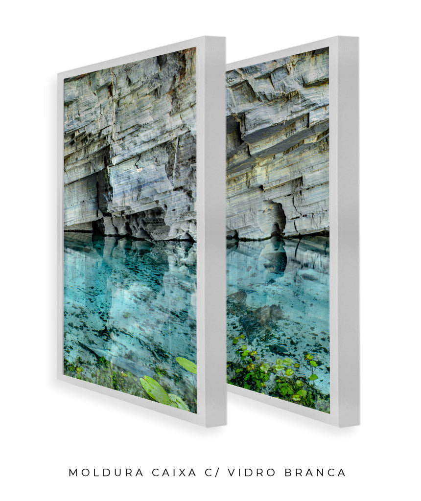 Quadro Decorativo Chapada Diamantina -Águas Tiffany-Dupla