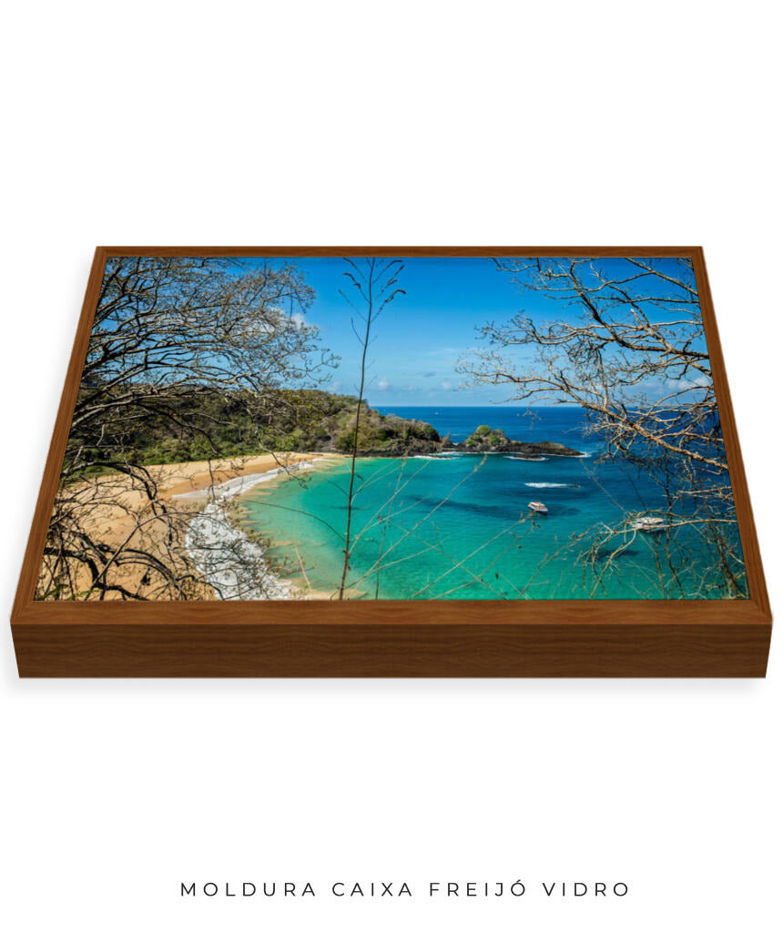 Quadro Decorativo Praia e Mar Noronha - Praia verde
