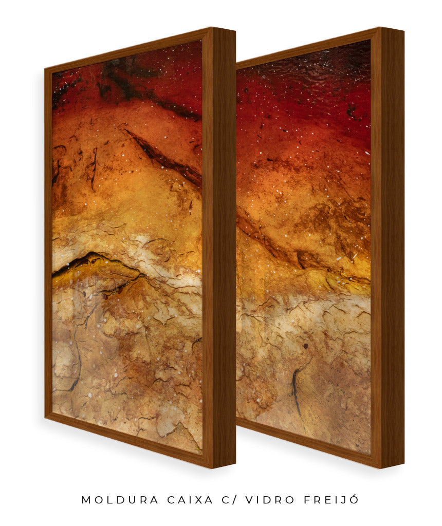 Quadro Decorativo Texturas - Marmores - Dupla