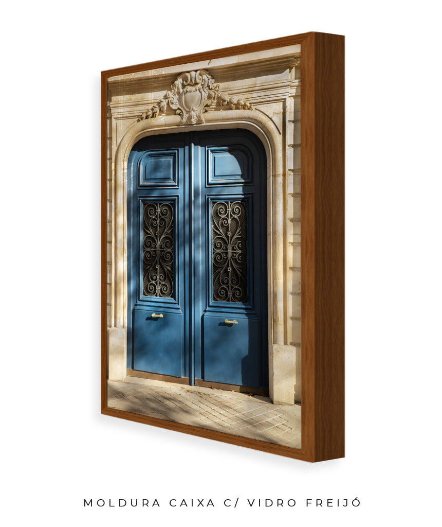 Quadro Decorativo Portais - Porta azul