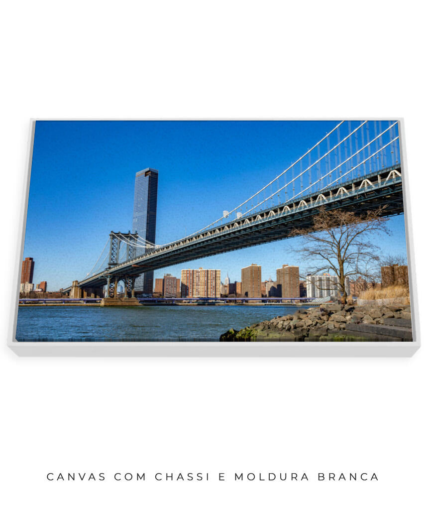 Quadro Decorativo Nova York - Ponte Urbana