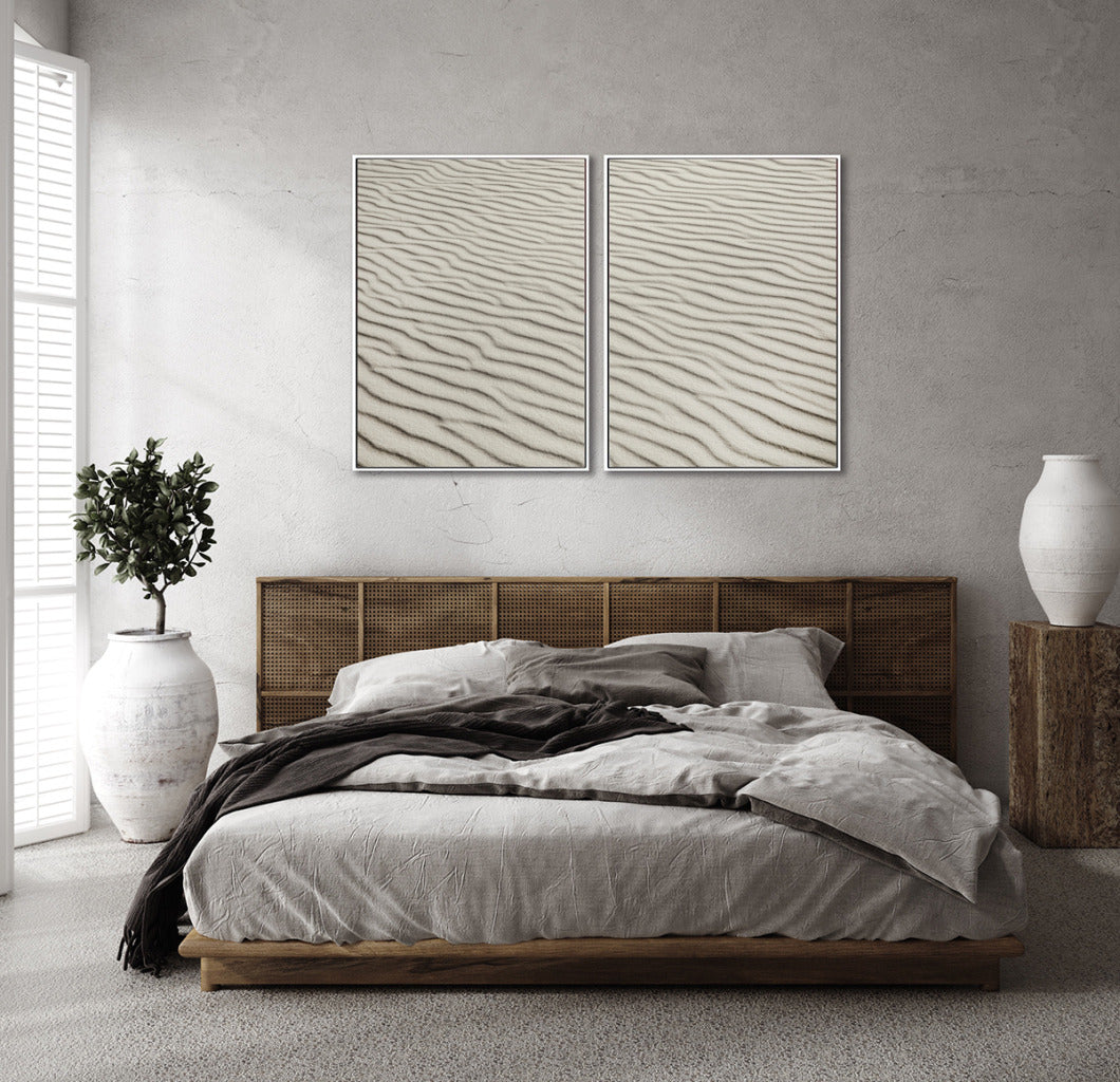 Quadro Decorativo Texturas - Areia - Dupla