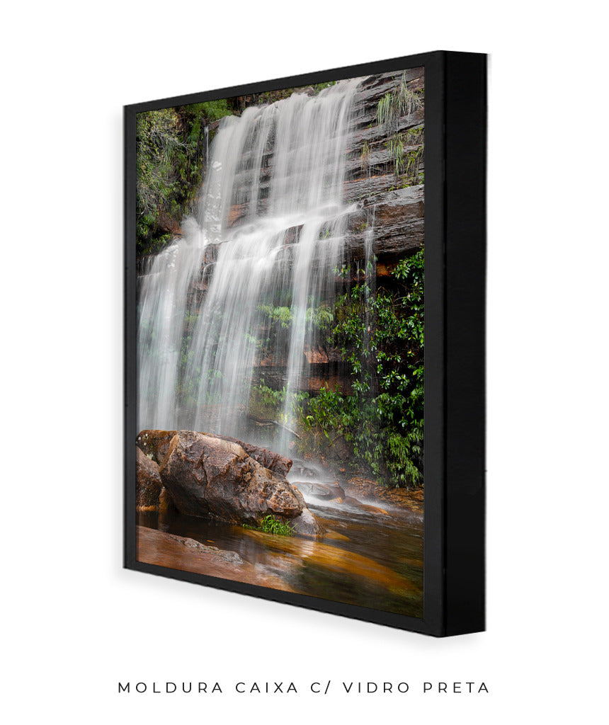 Quadro Decorativo Cachoeira Vertical