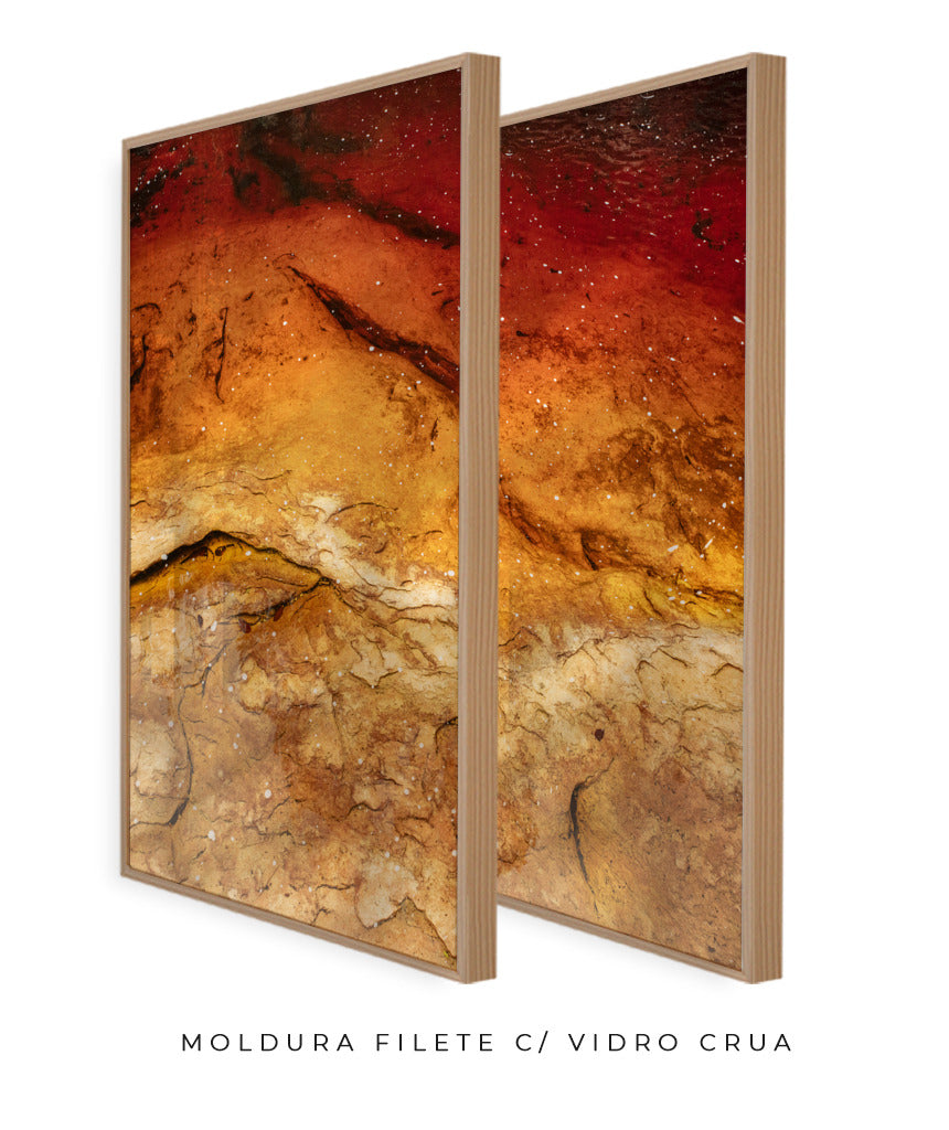 Quadro Decorativo Texturas - Marmores - Dupla