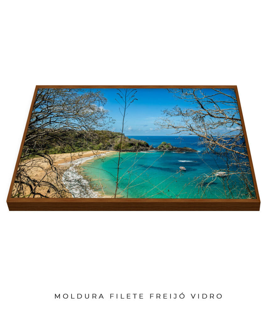 Quadro Decorativo Praia e Mar Noronha - Praia verde