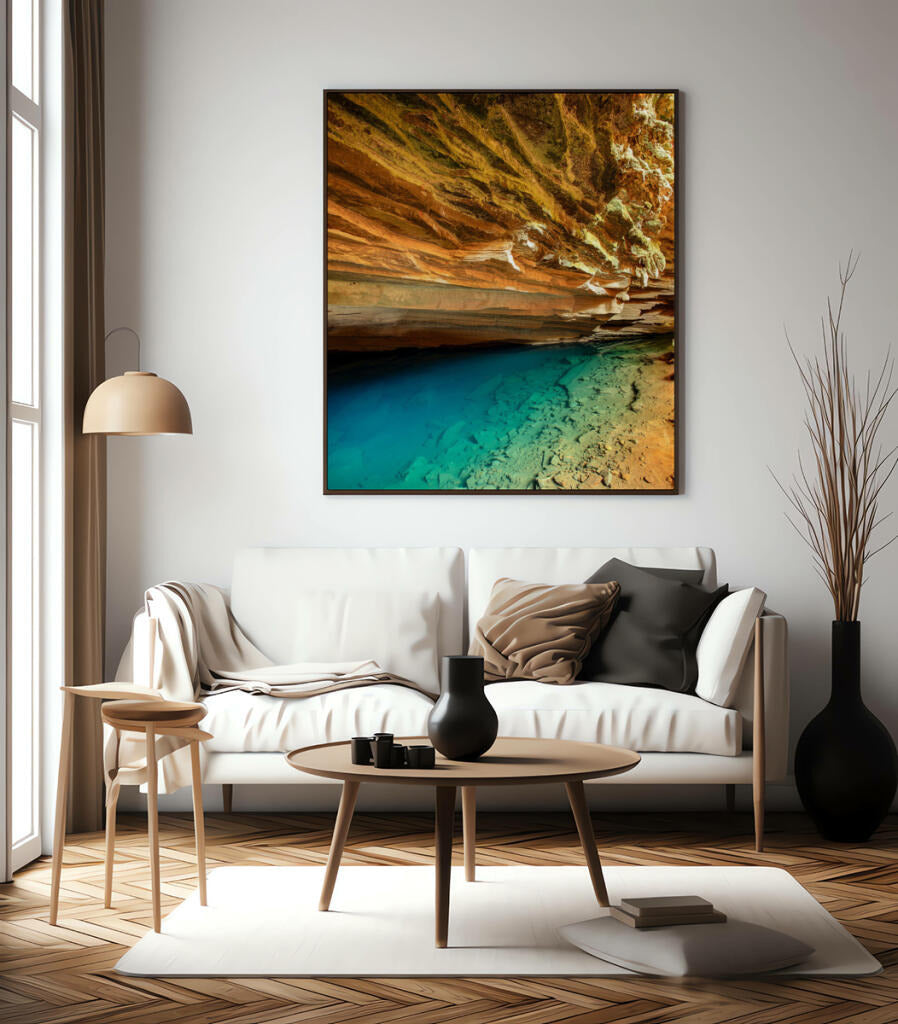 Quadro Decorativo Chapada Diamantina - Gruta Azul