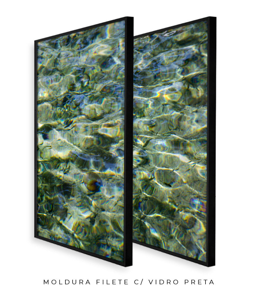 Quadro Decorativo textura - Mares - Dupla