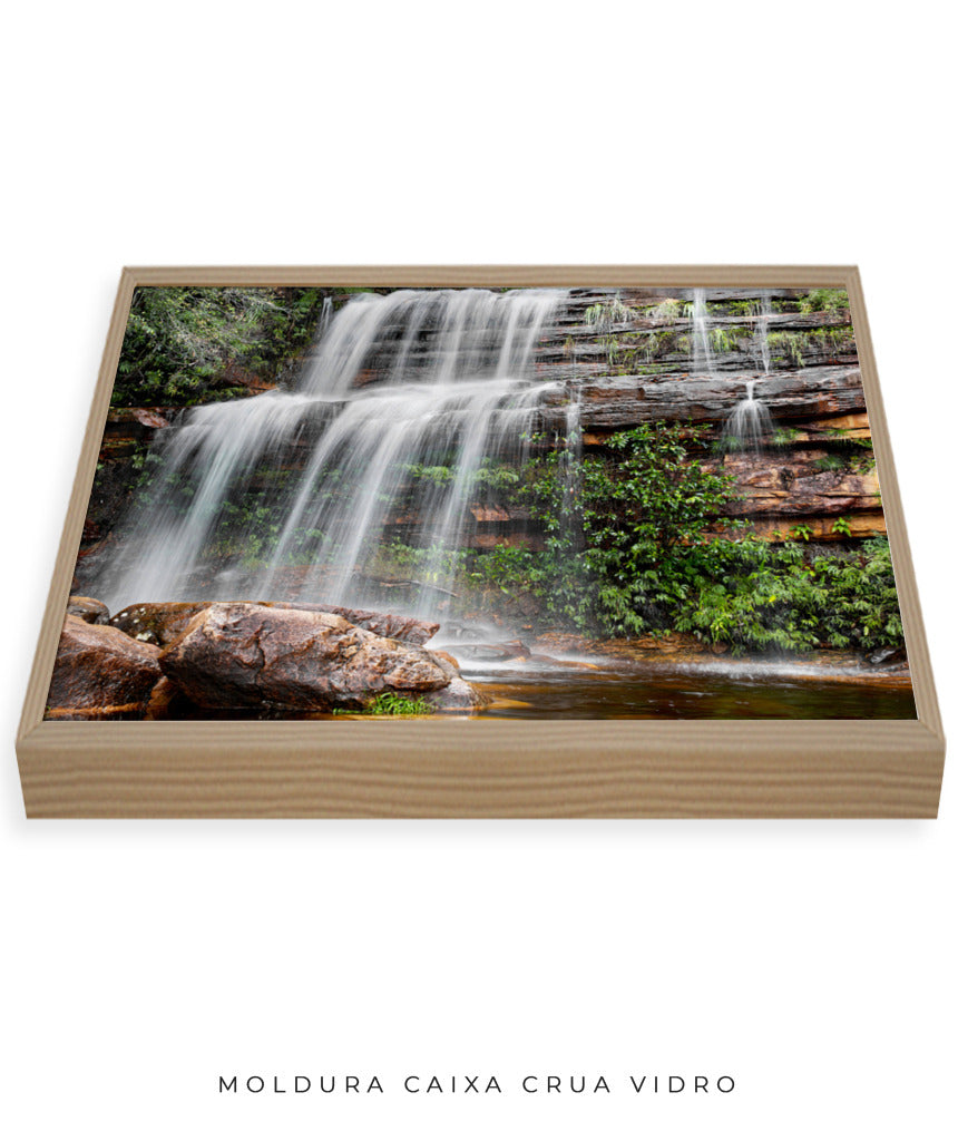 Quadro Decorativo Cachoeira Horizontal
