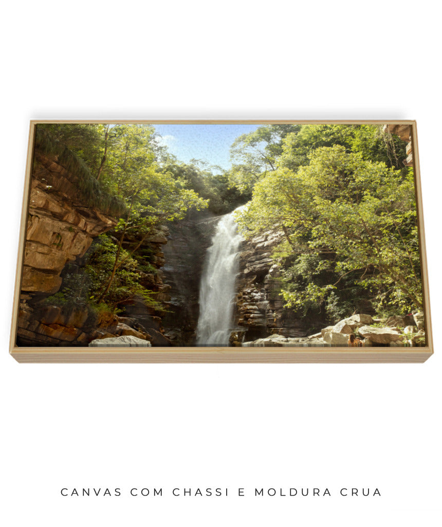 Quadro Decorativo Horizontal Cachoeira