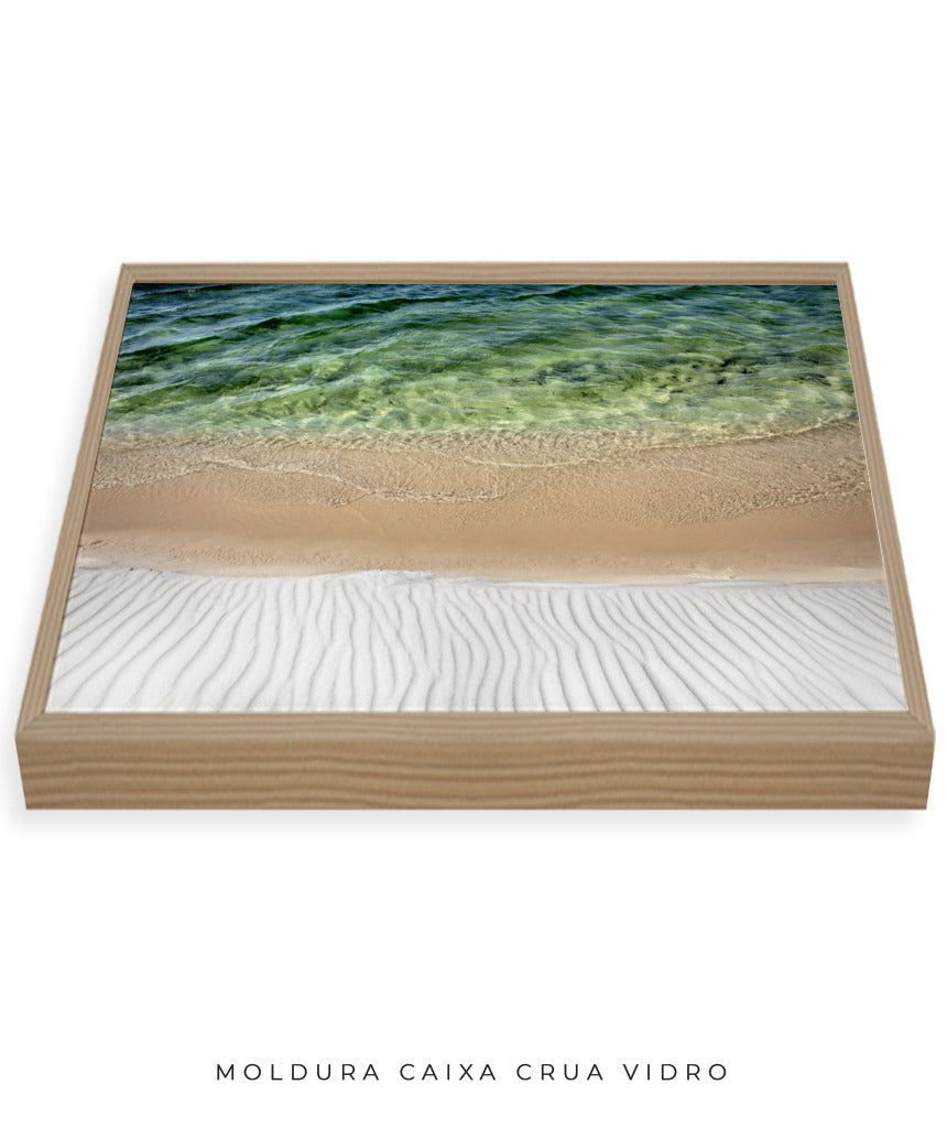 Quadro Decorativo Lençóis Maranhenses - Areia e Águas Claras - Horizontal