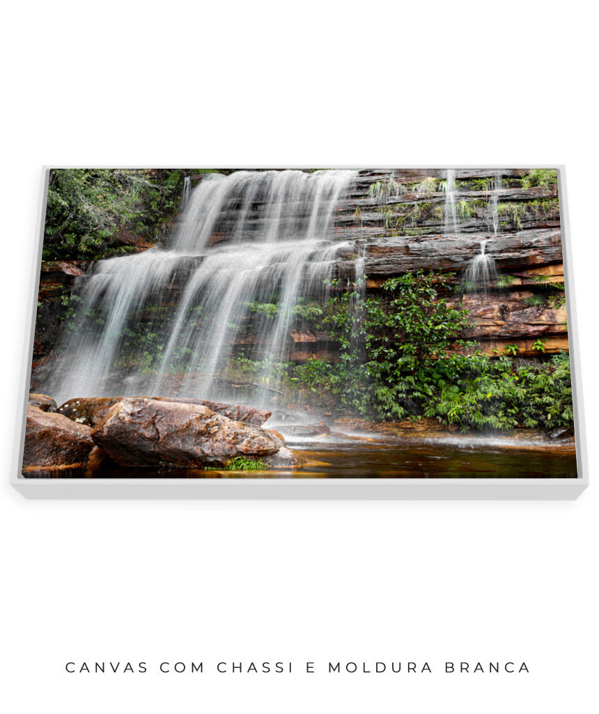 Quadro Decorativo Cachoeira Horizontal