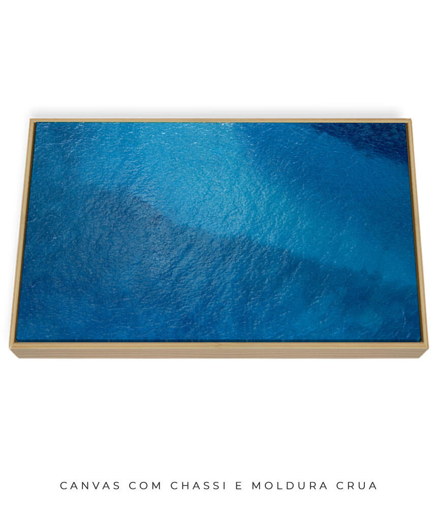 Quadro Decorativo Texturas - Tons de azul
