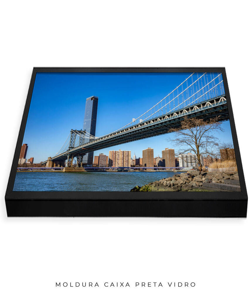 Quadro Decorativo Nova York - Ponte Urbana