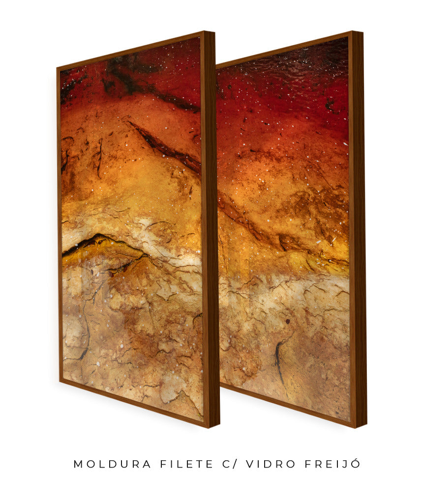 Quadro Decorativo Texturas - Marmores - Dupla