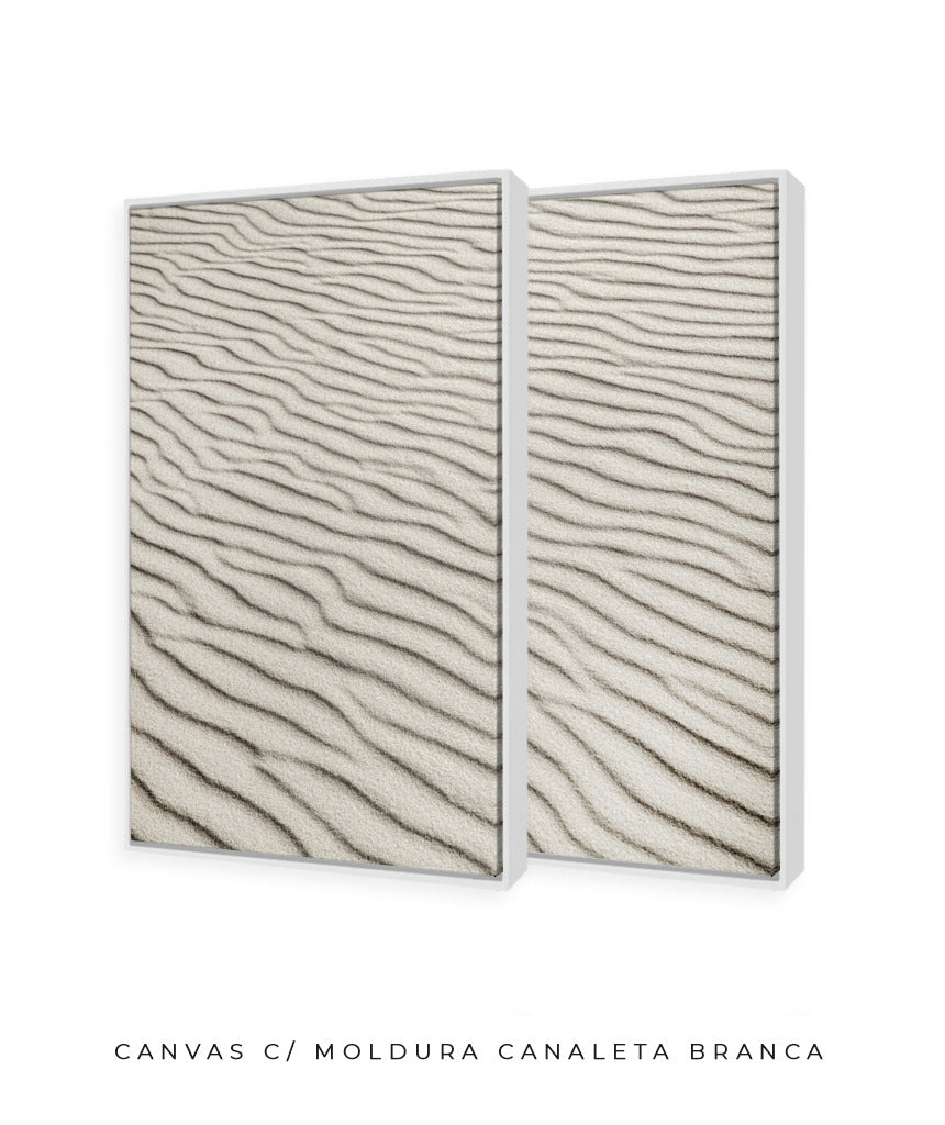 Quadro Decorativo Texturas - Areia - Dupla
